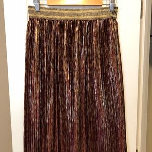 Anthropologie midi skirt